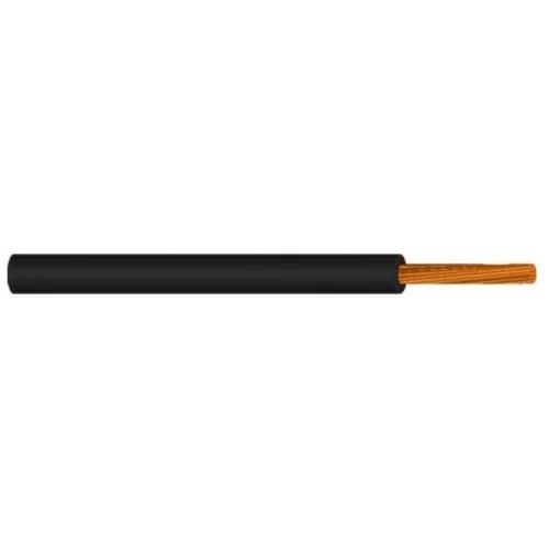 MKH vezeték 1x1,5mm2 fekete PVC szigetelésű sodrott réz erű M-kh H07V-K (MKH)