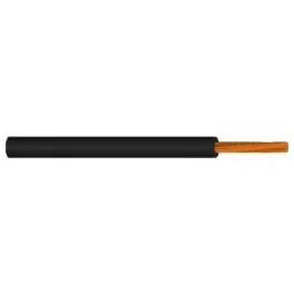   MKH vezeték 1x6mm2 fekete PVC szigetelésű sodrott réz erű M-kh H07V-K (MKH)