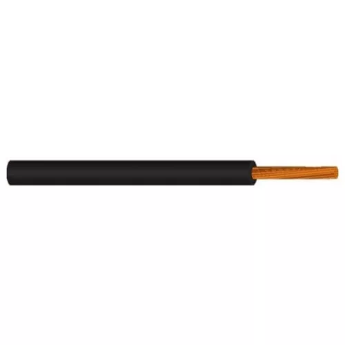 MKH vezeték 1x6mm2 fekete PVC szigetelésű sodrott réz erű M-kh H07V-K (MKH)
