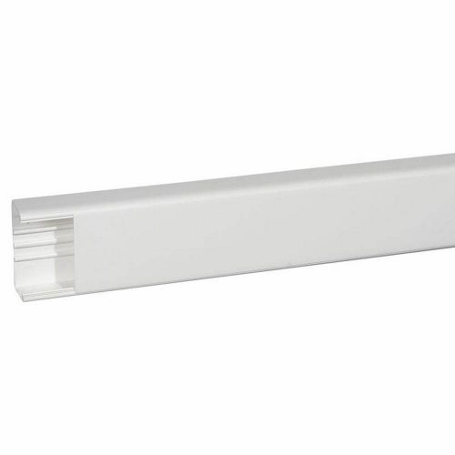 Legrand Univerzális DLP kábelcsatorna, 80 x 35 mm, 65 mm-es hajlékony fedéllel, válaszfal nélkül, Program Mosaic szerelvényekkel szerelhető, 2 m, fehér Legrand 010461