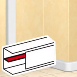   Legrand DLP válaszfal ragasztható, 60x35/50 és 80x35 csatornához Legrand 010584