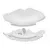 Legrand DLP külső könyök 50 mm mély 2 rekeszes csatornához Legrand 010635
