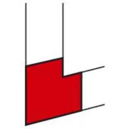   Legrand DLP lapos kanyarelem 80x65 mm-es csatornához PVC Legrand 010768