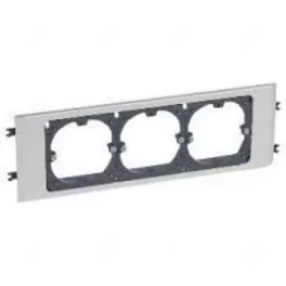   Legrand DLP alu keret hármas Ø60 szerelvény 85 mm fedélhez Legrand 011169