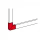 Legrand DLP alu kanyarelem 65x105 Legrand 011244