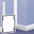 Legrand DLP mini csatorna kábelrögzítő 60x20 csatornához Legrand 030295
