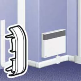   Legrand DLP padlószegély végzáró 80x20 csatornához Legrand 033744