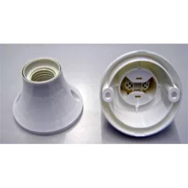 FOGLALAT E27, OLDALFALI FOGLALAT, FEHÉR, Ferde 0691H