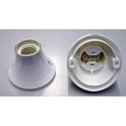 FOGLALAT E27, OLDALFALI FOGLALAT, FEHÉR, Ferde 0691H