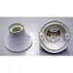 FOGLALAT E27, OLDALFALI FOGLALAT, FEHÉR, Ferde 0691H