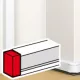 Legrand DLP végzáró elem bepattintható kábelcsatornához, 80 x 50 mm, fehér Legrand 075611