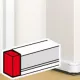 Legrand DLP végzáró elem bepattintható kábelcsatornához, 105 x 50 mm, fehér Legrand 075612