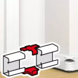  Legrand DLP csatorna összekötő elem bepattintható kábelcsatornához, 145 x 50 mm, fehér Legrand 075663