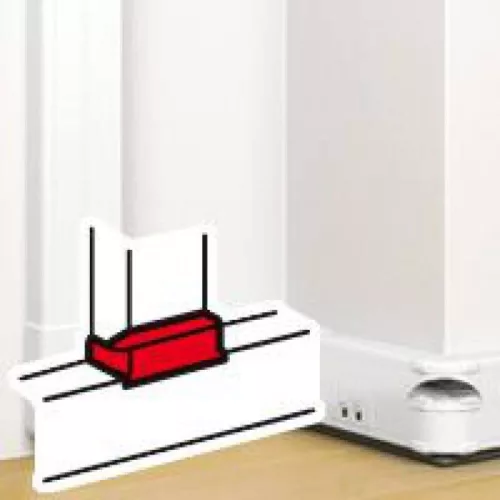 Legrand DLP "T" elágazó elem bepattintható kábelcsatornához, elágazást biztosít 105 x 50 mm csatornákhoz, 130 x 50 mm, fehér Legrand 075675