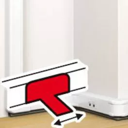   Legrand DLP "T" elem padló rögzítéssel bepattintható kábelcsatornához, elágazást biztosít 50x12 mm vagy 92x20 mm padlórögzítéses csatornákhoz, fehér Legrand 075688