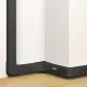 Legrand DLP-S kábelcsatorna 80×50 mm, hajlékony fedéllel, bepattintható 45-ös szerelvényhez, fekete Legrand 075750
