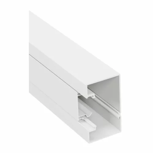 Legrand DLP-S kábelcsatorna 130×50 mm, hajlékony fedéllel, bepattintható 45-ös szerelvényhez, szürke Legrand 075802