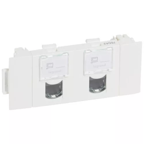 Legrand LCS2 Cat.5e FTP  2xRJ45 Program Mosaic aljzat DLP csatornához Legrand 076542