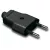 Földeletlen dugvilla fekete, 10A-250V, 1001-N, Famatel S.A