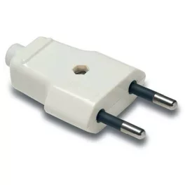 Földeletlen dugvilla fehér, 10A-250V, 1001, Famatel S.A