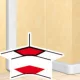 Legrand DLP belső könyök 50 mm mély csatornához Legrand 010602