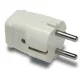 Földelt dugvilla fehér, 16A-250V, 1103, Famatel S.A