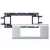 Legrand DLP alu keret Program Mosaic 6 modulos, 85 mm fedélhez Legrand 011216