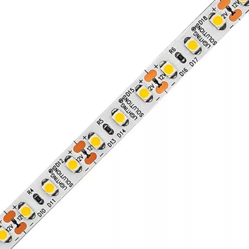 LED-szalag, SMD 2835, 60 LED/m, 12 V DC, 12 W/m, IP65, természetes fehér, kiszerelés (5 méter)