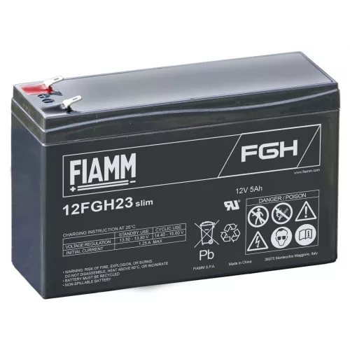Fiamm 12FGH23Slim 12V 5Ah akkumulátor
