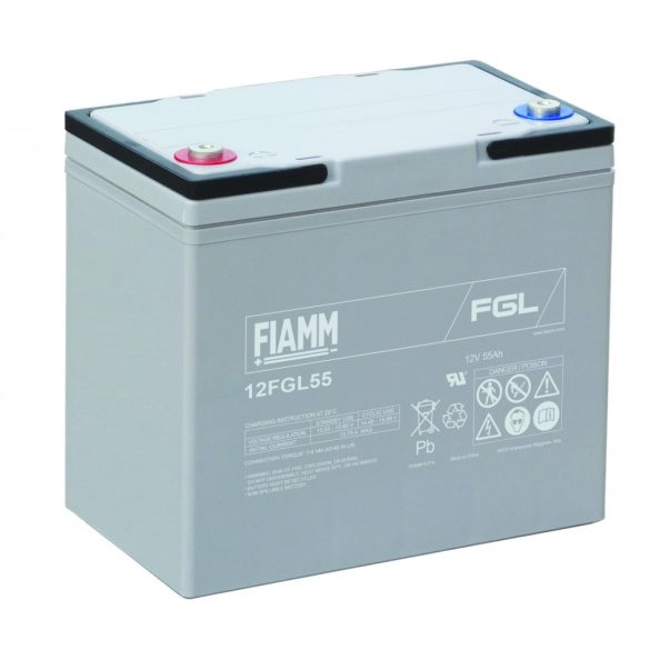 Fiamm 12FGL55 12V 55Ah akkumulátor