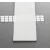 Topmet TM-takaró profil LED profilokhoz becsúsztatható tejfehér szín 2000mm (B) 76250038