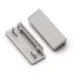 Topmet TM-végzáró profilhoz Wide szürke (pár) 84040022