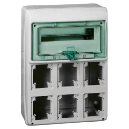 Schneider KAEDRA Kiselosztó (90x100) 24+2 modul, 6ny, 13181