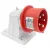 FAMATEL ipari ráépíthető dugvilla 3P+N+F 380V 16A IP44 90°, 13351, Famatel S.A