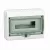 Schneider KAEDRA Mini elosztó, átlátszó ajtó, falon kívüli, 1x12 modul, szürke, 13444