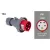 FAMATEL ipari lengő villa 3P+N+F 380V 16A IP67, 14301, Famatel S.A