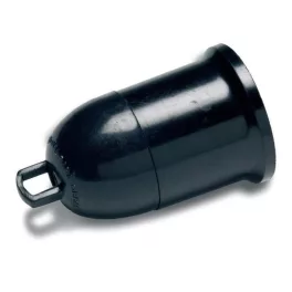   Műanyag függeszthető foglalat E-27 fekete, 175-N, Famatel S.A
