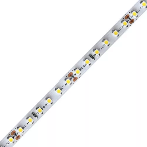 LED-szalag, SMD 3528, 120 LED/m, 24 V DC, 9,6 W/m, IP20, hideg fehér, 5 év garancia, kiszerelés (5 méter)