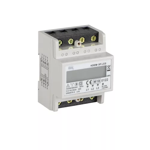Kanlux 19344 KDEM-3P LCD fogyasztásmérő