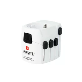   SKROSS 1.103145 PRO utazó adapter, max. 1575 W, 6,3 A, földelt