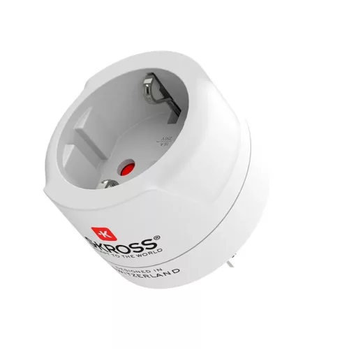 SKROSS 1.500203C-E utazó adapter, Europe to USA”, max. 3750 W, 15 A"