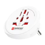 SKROSS 1.500211C-E utazó adapter, World to Europe”, max. 4000W"