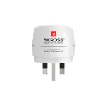 SKROSS 1.500230C-E utazó adapter, Europe to UK”, max. 1750 W, 7 A"