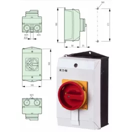   EATON P1-32/I2/SVB főkapcsoló tokozott lakatolható p/s 207314