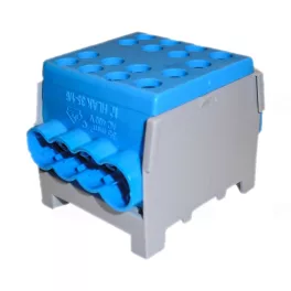   Fővezetéki sorkapocs 2x 35/6x25mm2 kék HLAK 35-1/6 M2, 2080184 Pollmann