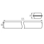 Kanlux 22606 MAH LED HI 19W-NW RYF, Por és páramentes LED armatúra