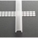 Topmet TM-takaró profil Pen profilhoz rápattintható transzparens 2000mm (I) 86060000