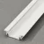 Topmet TM-profil LED Groove alu fehér 2000mm 76210001