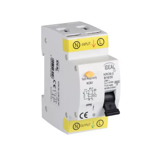 Kanlux 23210 KRO6-2/B16/30 életvédelmi relé, áramvédő kapcsoló