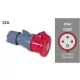 FAMATEL ipari lengő dugalj 3P+F 380V 32A  IP44, 23302, Famatel S.A